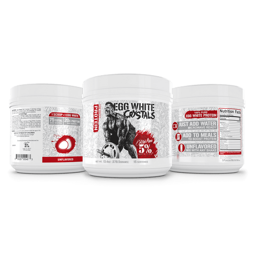 5% Nutrition - EGG WHITE CRYSTALS - 15 Servings Unflavored | Stay Aktiv