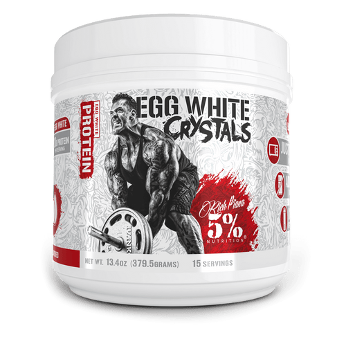 5% Nutrition - EGG WHITE CRYSTALS - 15 Servings Unflavored Default Title | Stay Aktiv