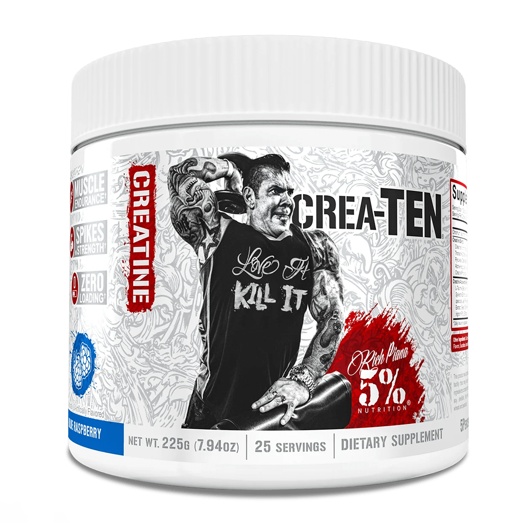 5% Nutrition - CREA-TEN Legendary Series 25 Servings - Blue Raspberry | Stay Aktiv