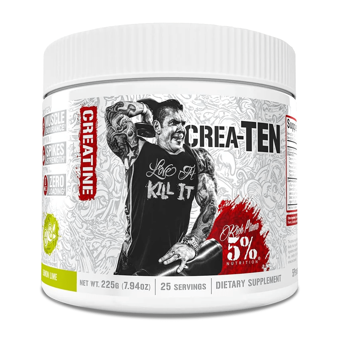 5% Nutrition - CREA-TEN Legendary Series 25 Servings - Lemon Lime | Stay Aktiv