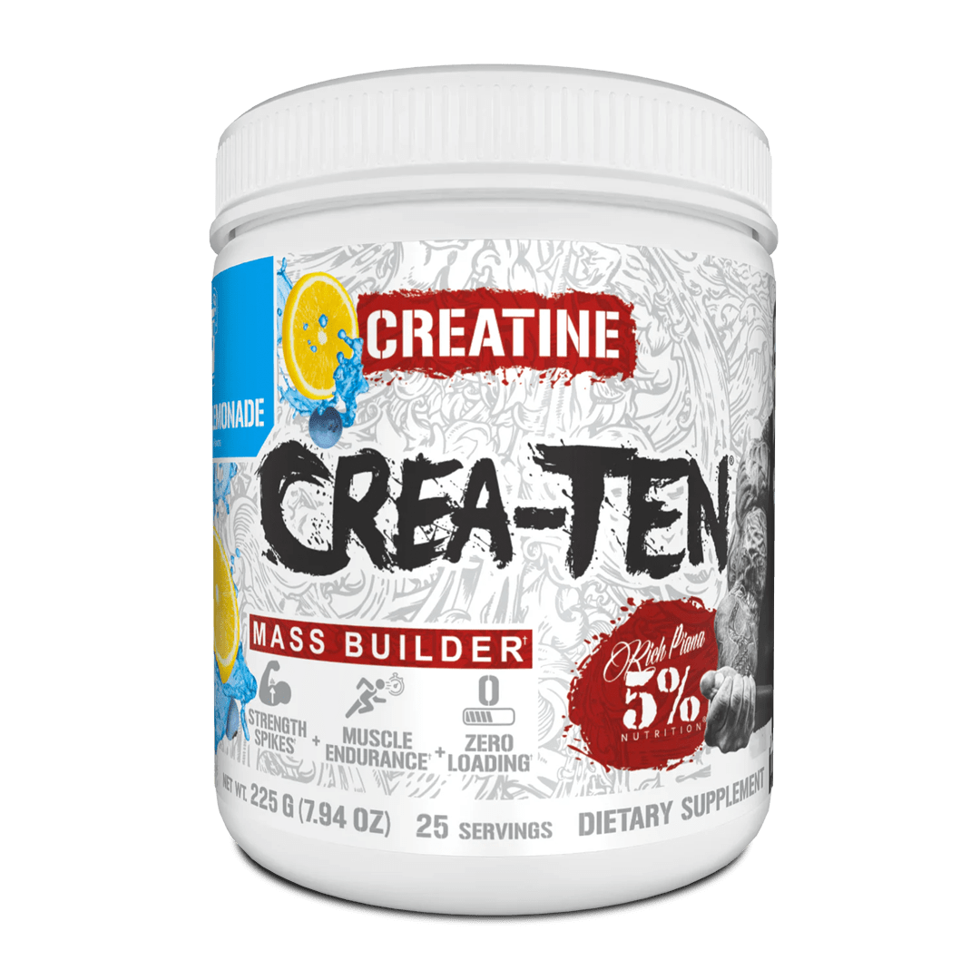 5% Nutrition - CREA-TEN Legendary Series 25 Servings - Blueberry Lemonade | Stay Aktiv