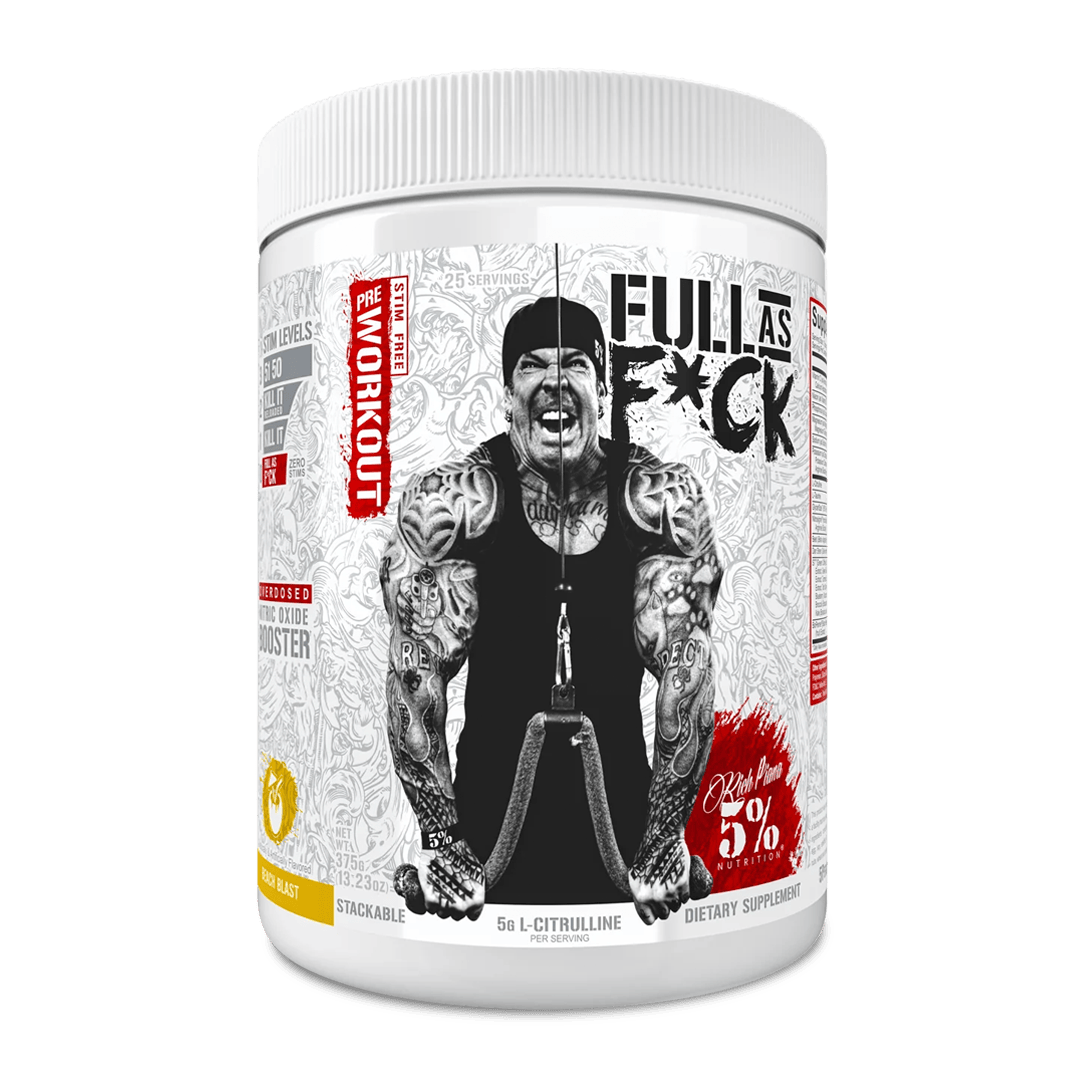 5% Nutrition - FULL AS F*CK Legendary Series 25 Servings Beach Blast | Stay Aktiv
