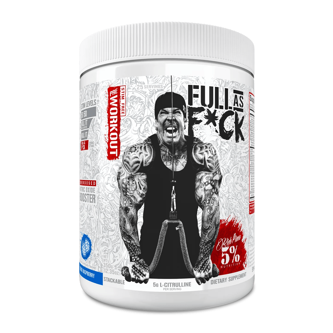 5% Nutrition - FULL AS F*CK Legendary Series 25 Servings Blue Raspberry | Stay Aktiv