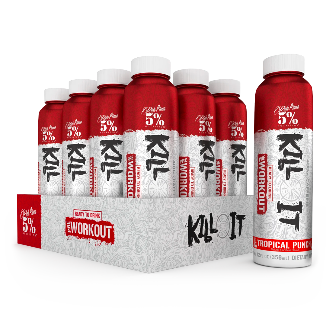 5% Nutrition - Kill It RTD Pre-Workout 12-Pack - Tropical Punch | Stay Aktiv
