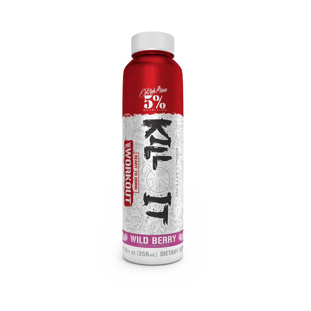 5% Nutrition - Kill It RTD Pre-Workout Single - Wild Berry | Stay Aktiv