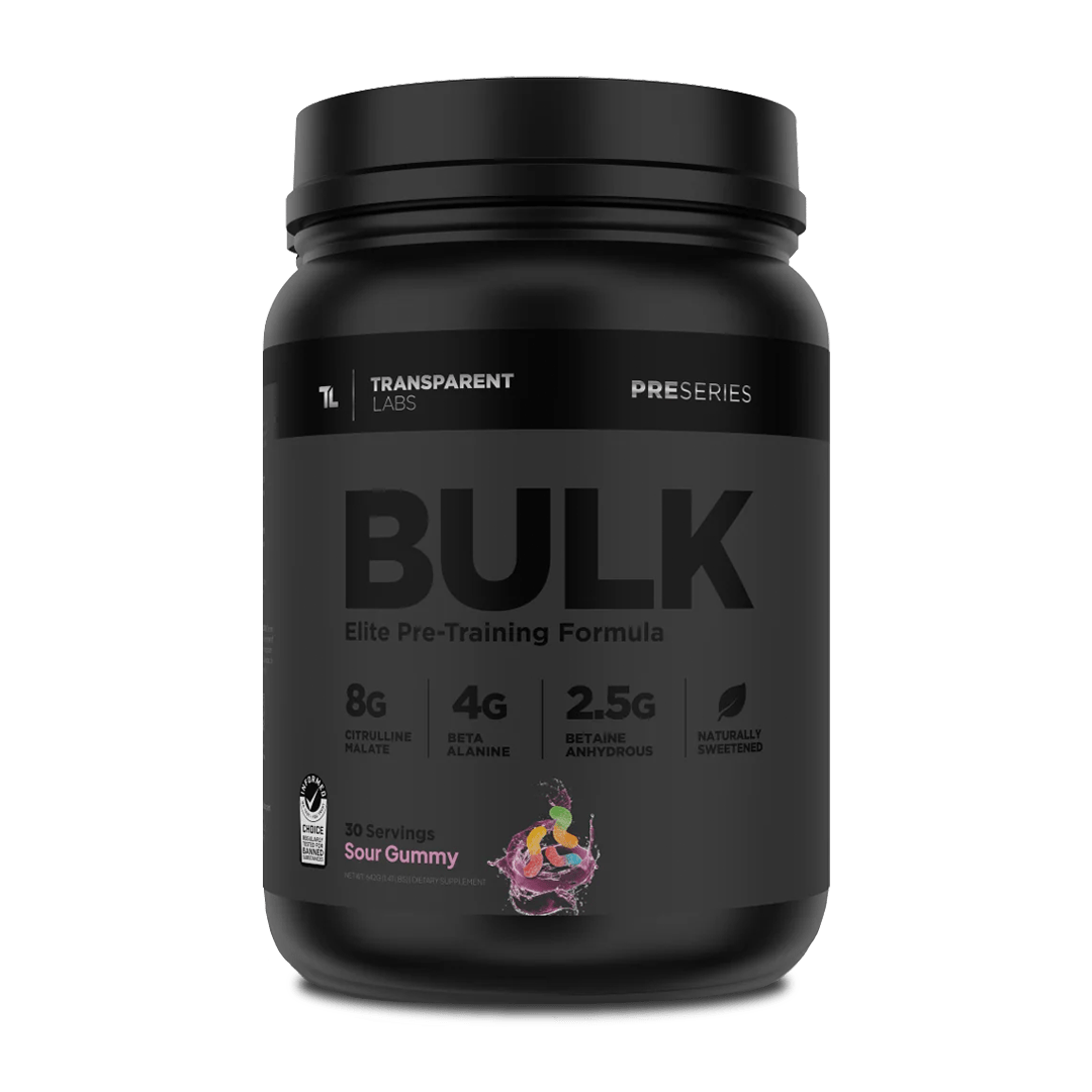 Transparent Labs - Bulk Black 30 Servings - Sour Gummy | Stay Aktiv