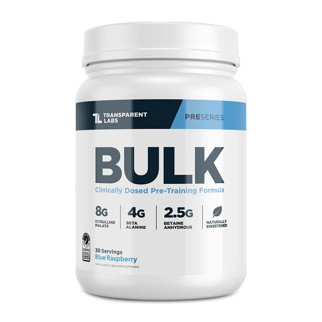 Transparent Labs - Bulk Pre-Workout 30 Servings - Strawberry Kiwi | Stay Aktiv