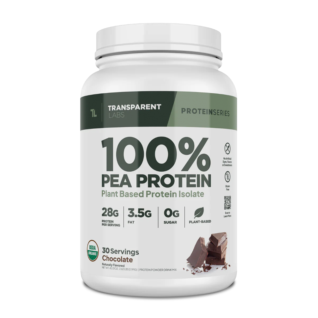 Transparent Labs - 100% Pea Protein Powder 30 Servings - Chocolate | Stay Aktiv