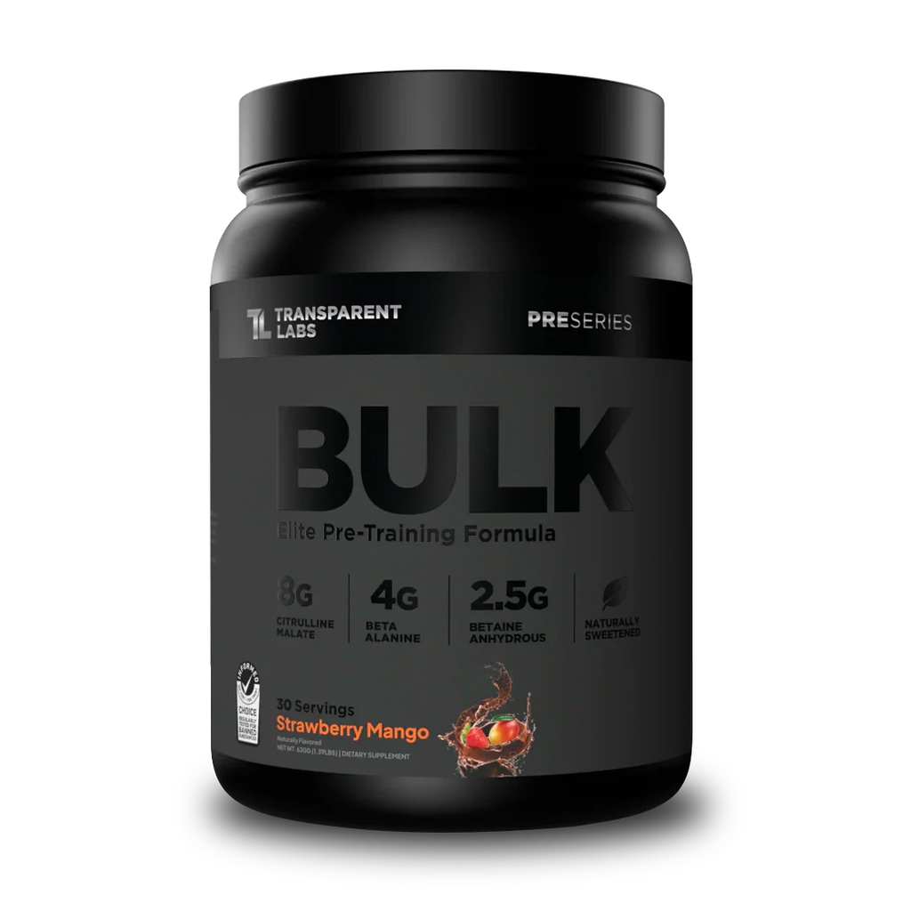 Transparent Labs - Bulk Black 30 Servings - Strawberry Mango | Stay Aktiv