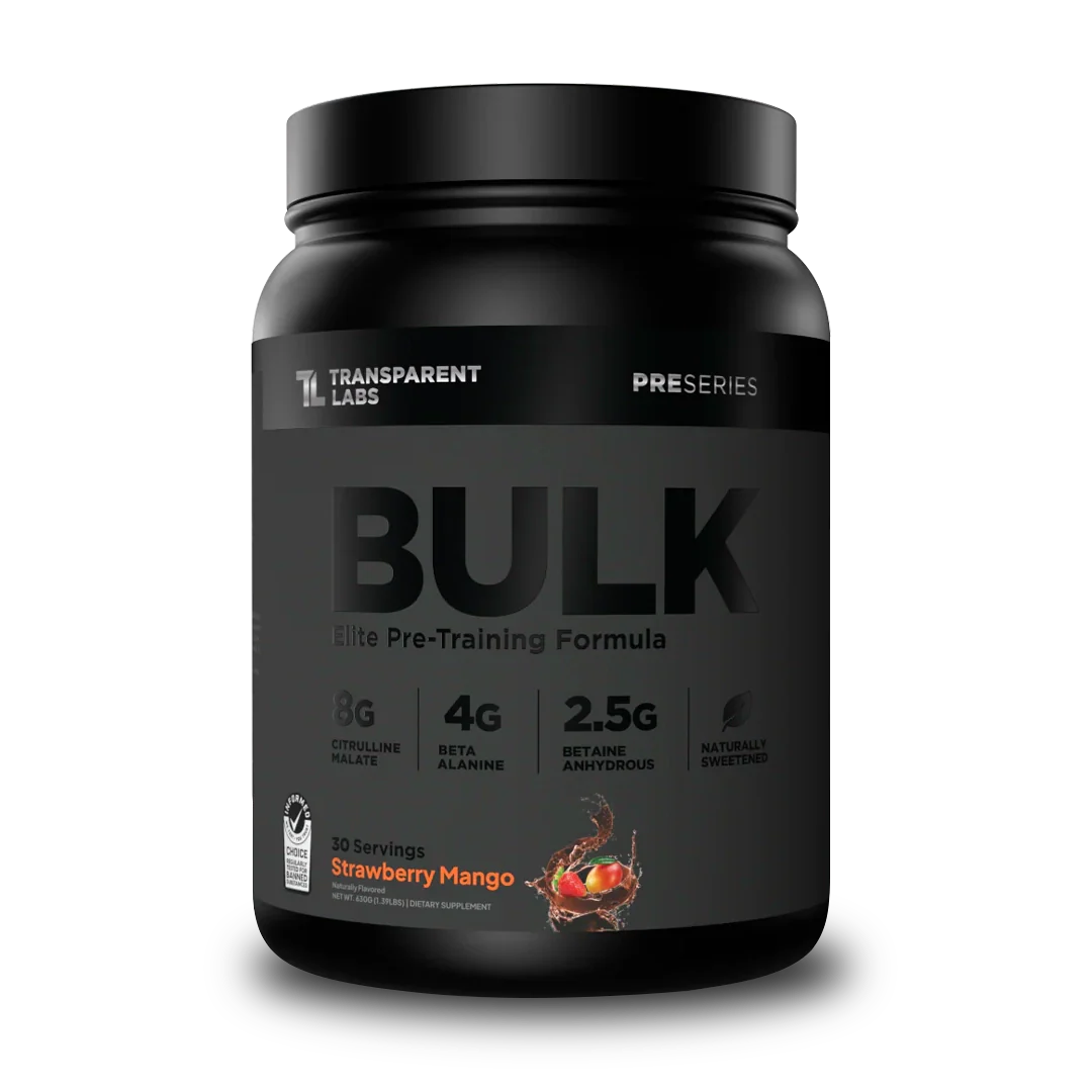 Transparent Labs - Bulk Black 30 Servings - Strawberry Mango | Stay Aktiv