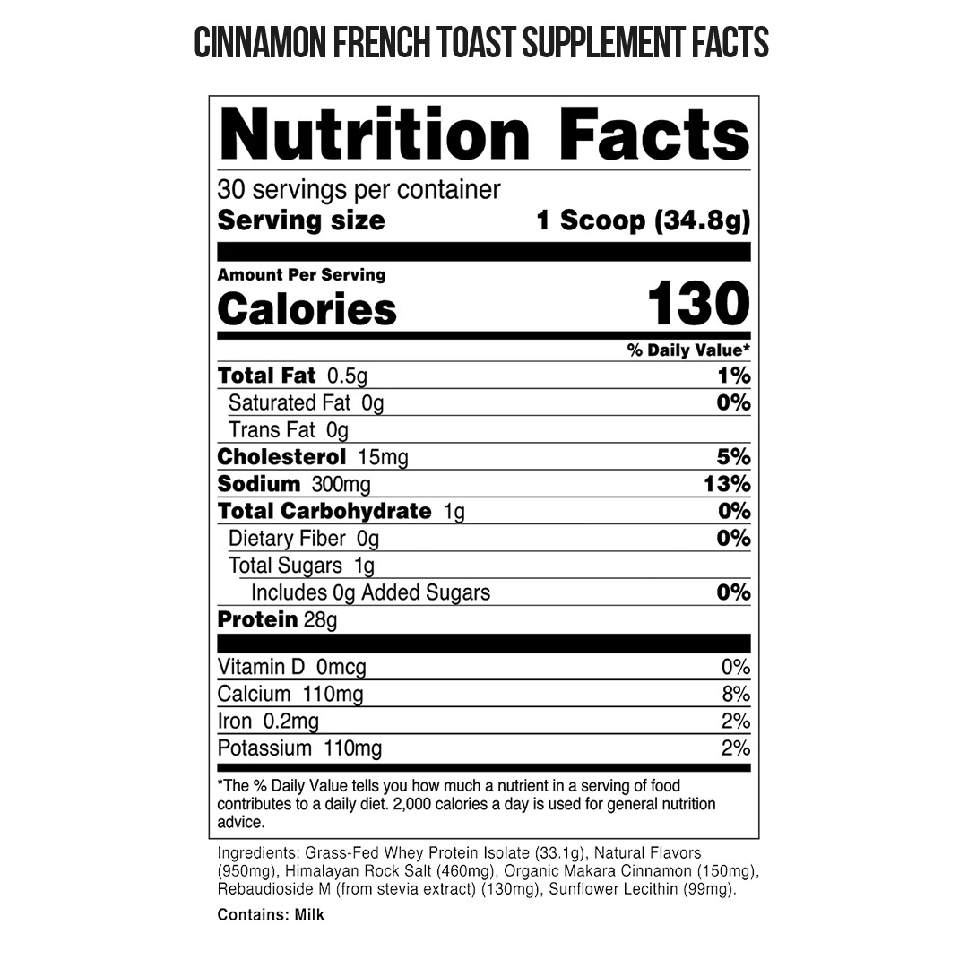 Transparent Labs - 100% Grass-Fed Whey Protein Isolate | Stay Aktiv