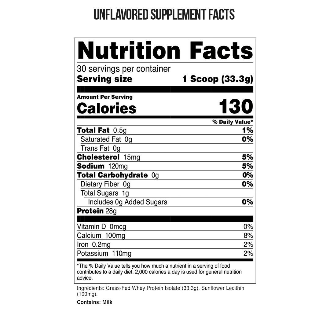 Transparent Labs - 100% Grass-Fed Whey Protein Isolate | Stay Aktiv