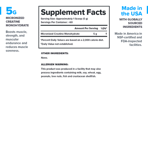Micronized Creatine Monohydrate – Unflavored