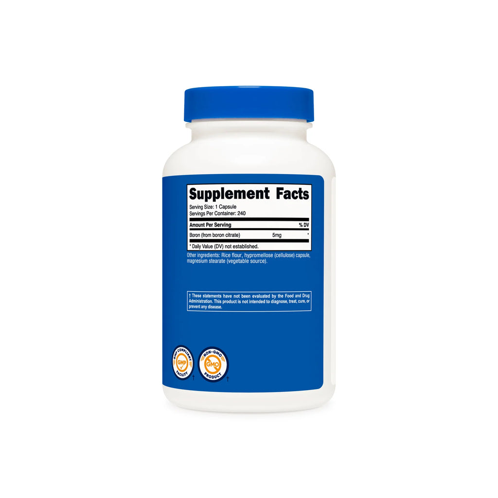 Nutricost Boron 240 Capsules 5MG