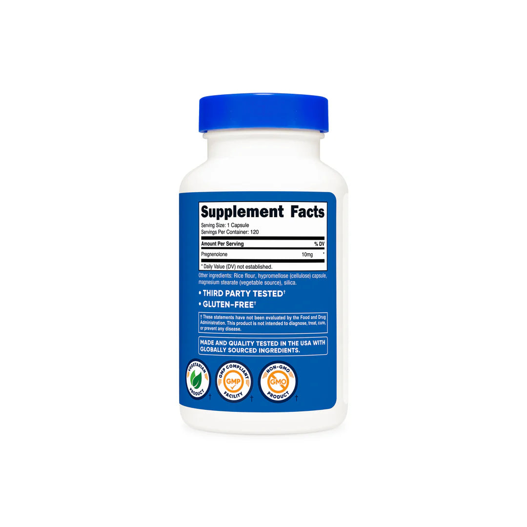 Nutricost Pregnenolone 120 Capsules 50MG