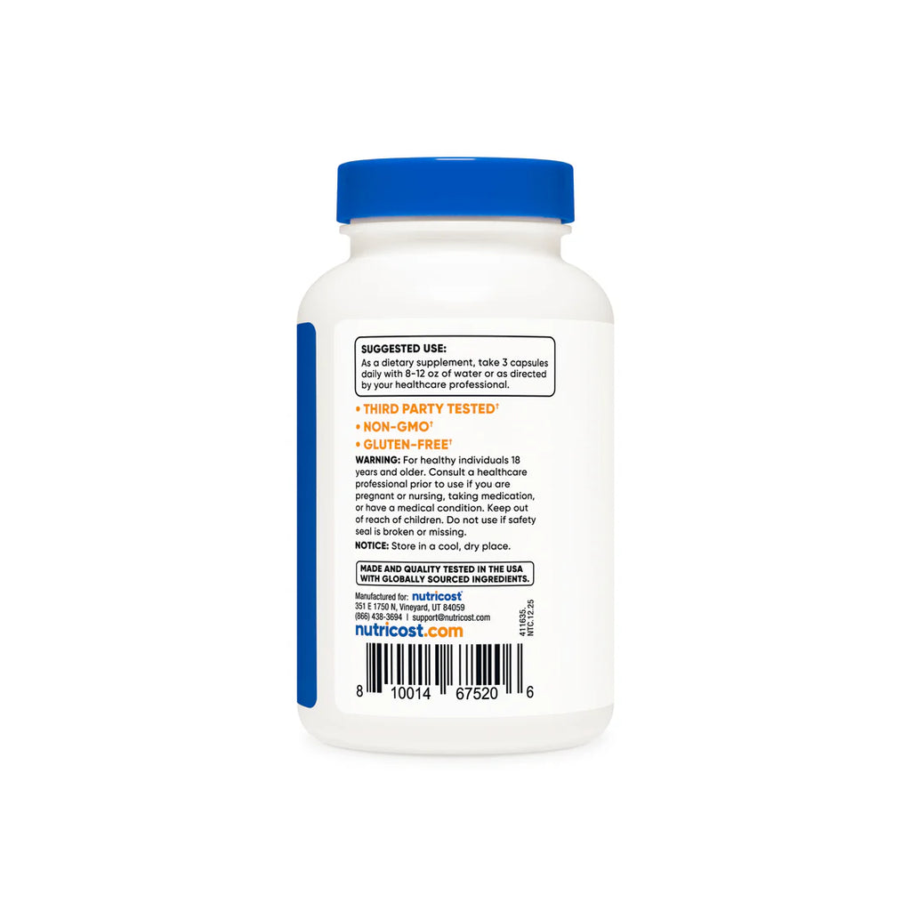 Nutricost Turmeric 120 Capsules 2300MG
