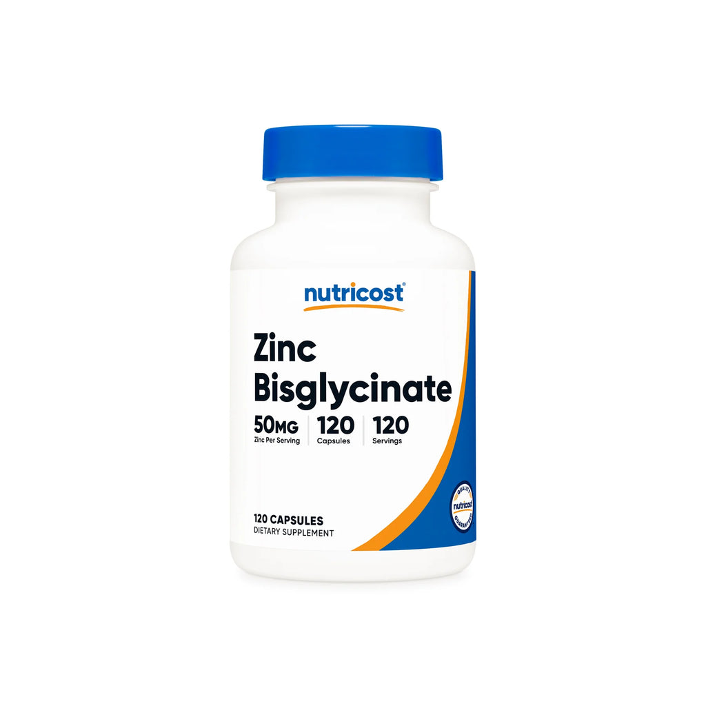 Nutricost Zinc Bisglycinate 120 capsules 50MG