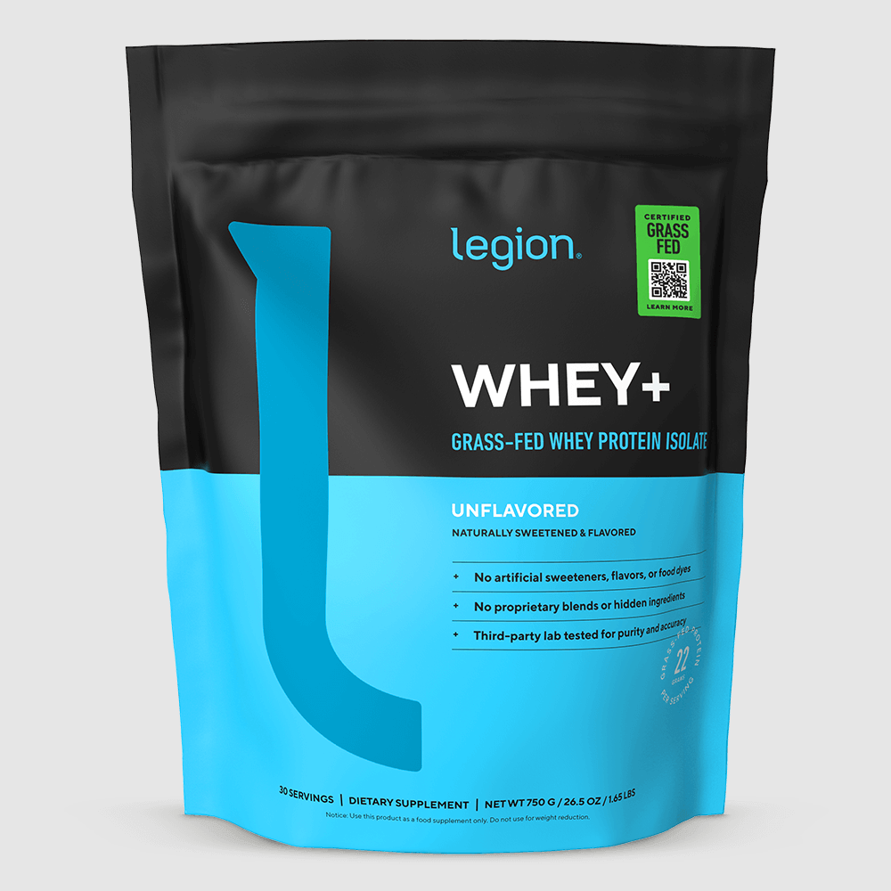 Whey+ Grass-Fed Whey Protein – Unflavored
