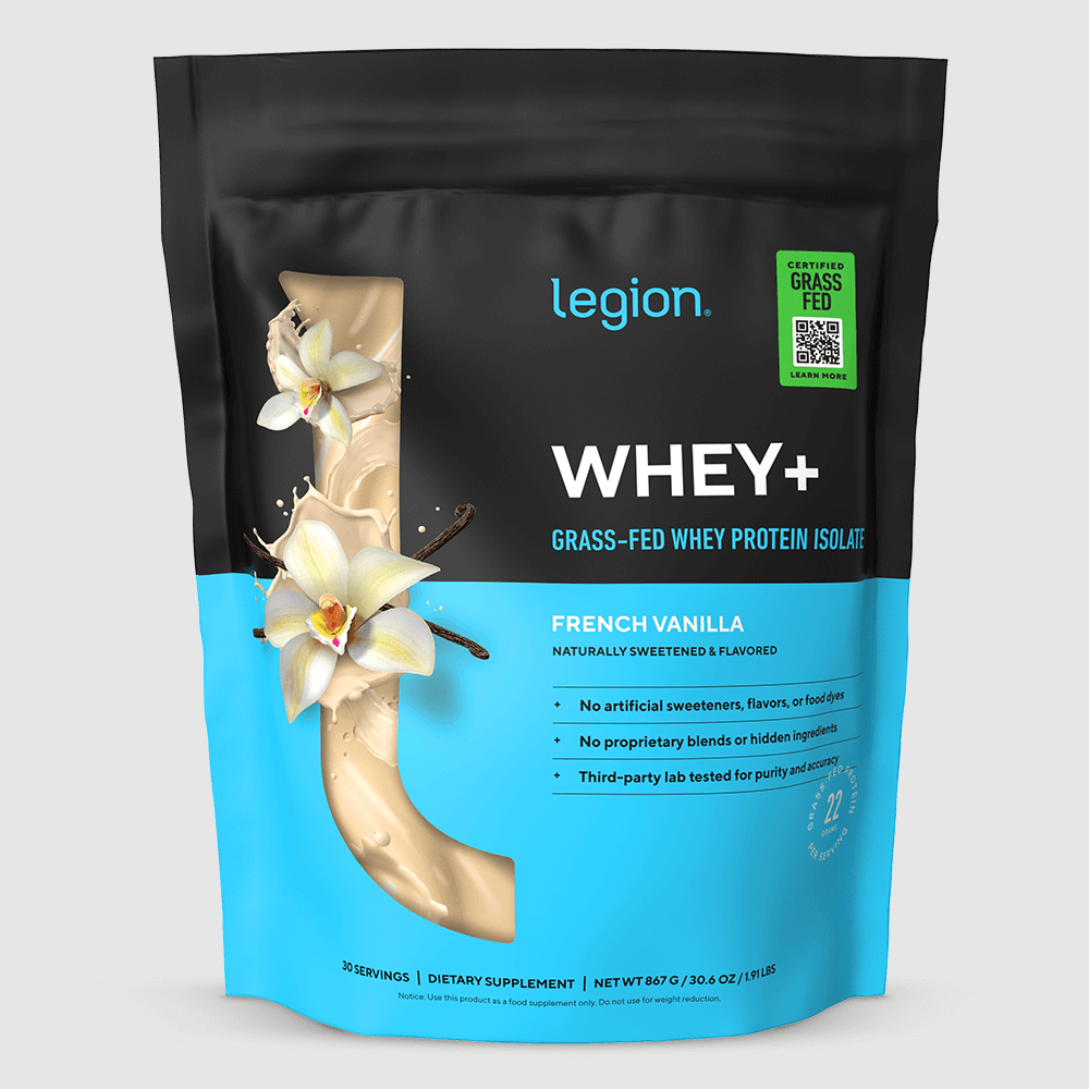 Whey+ Grass-Fed Whey Protein – Vanilla